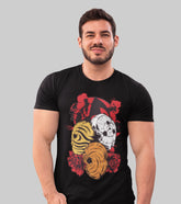 Naruto Masks Half Sleeve T-Shirt